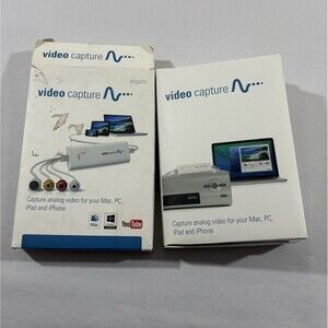 Elgato USB Analog to Digital Video Capture Record Device Complete Cable Tested
